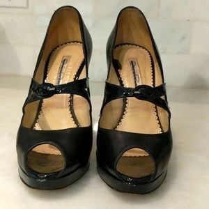 Oscar de la Renta Peep toe heels